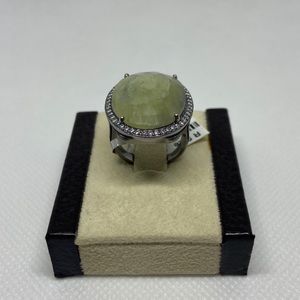 Sterling silver stone ring